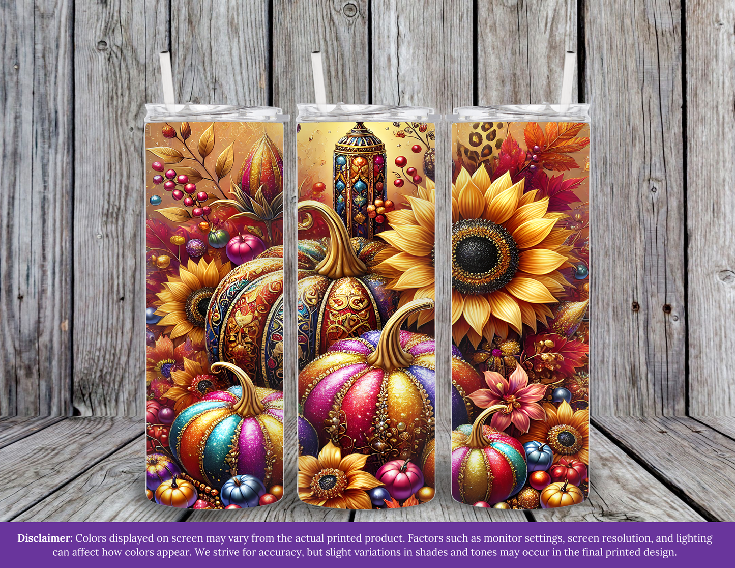 Bling Bling Pumpkins Tumbler