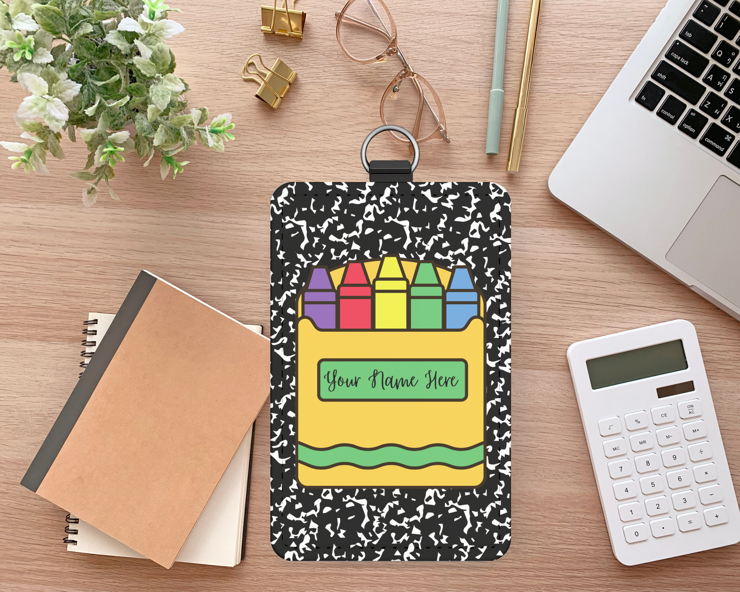 Crayon Box ID Badge Holder