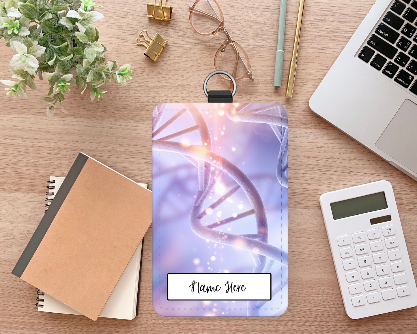 DNA ID Badge Holder