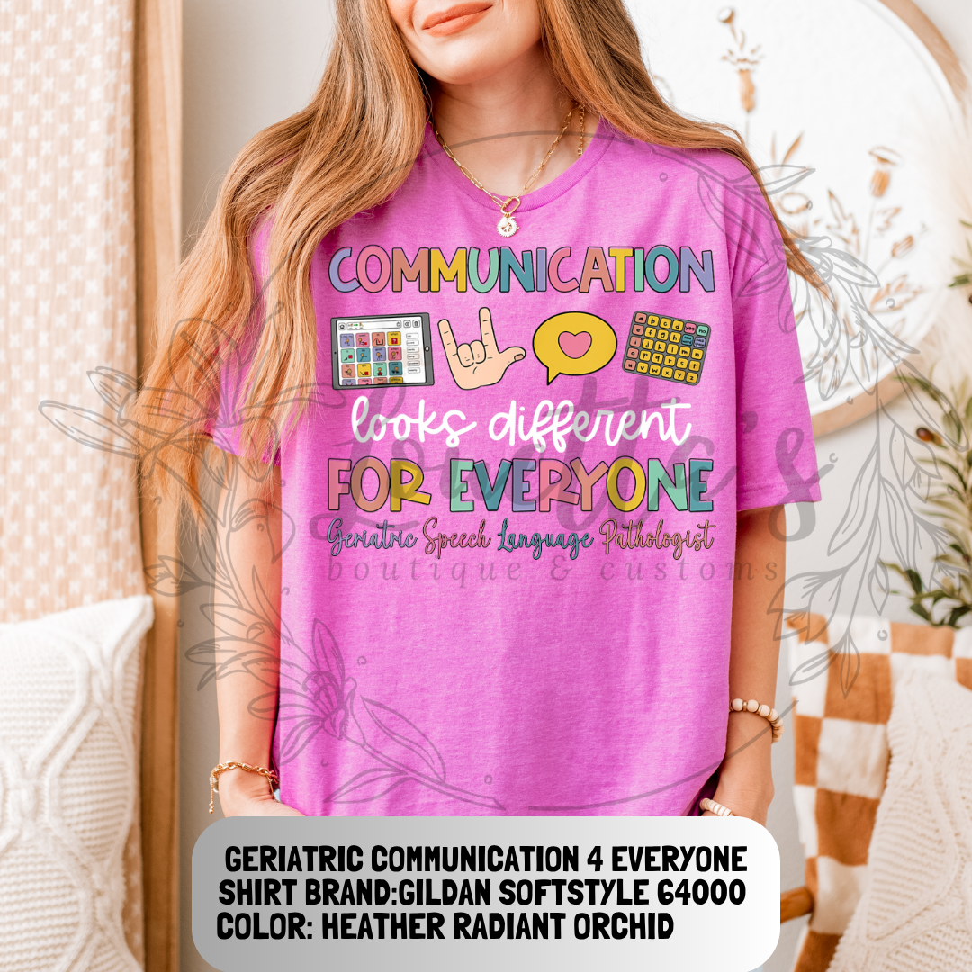 Geriatric Communication For Everyone