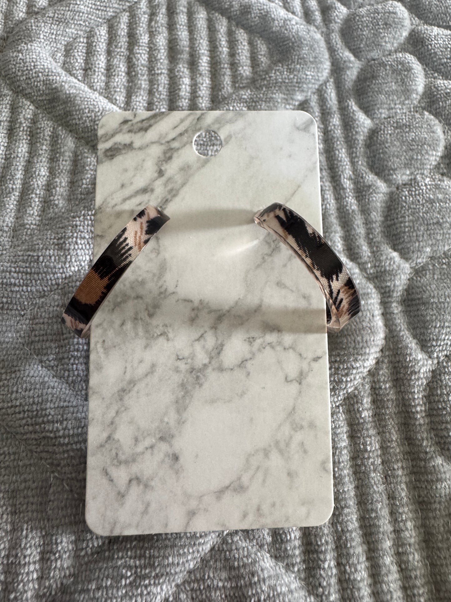 Tortoise Skinny hoops