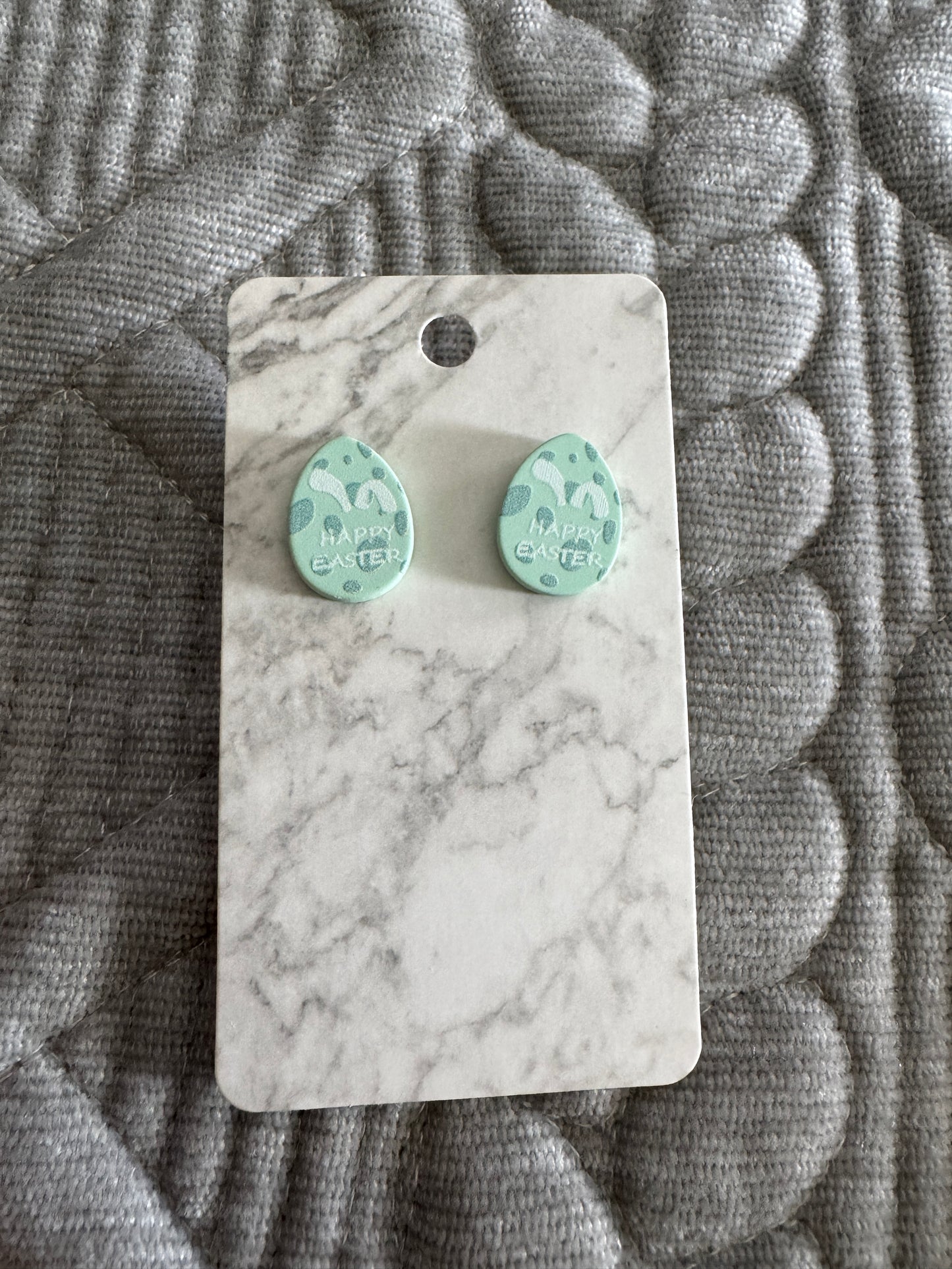 Mint Happy Easter Egg