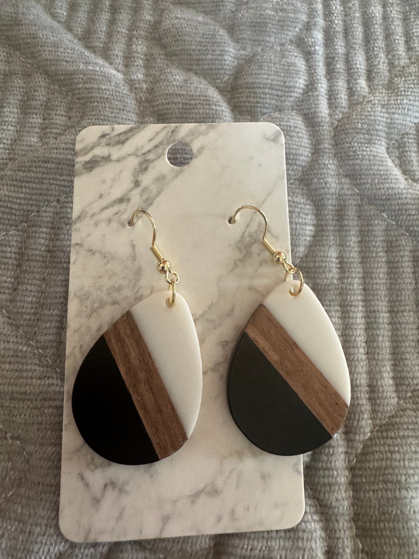 Golden Tone Teardrop