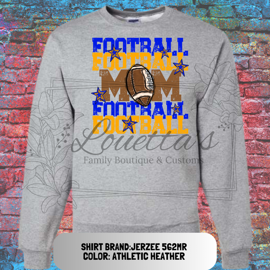 North County Football Mom Crewneck Sweatshirt