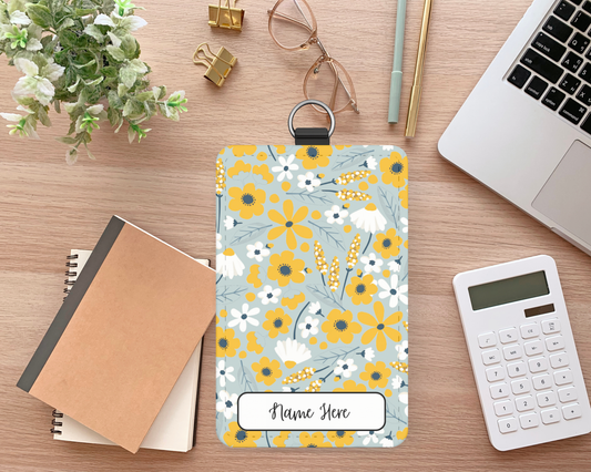 Daisy Daze ID Badge Holder