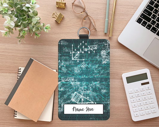 Equation ID Badge Holder