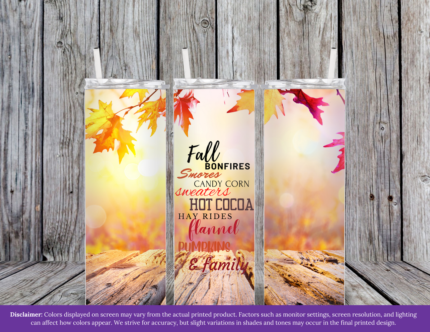 Fall Bonfires, Stores, & More Tumbler