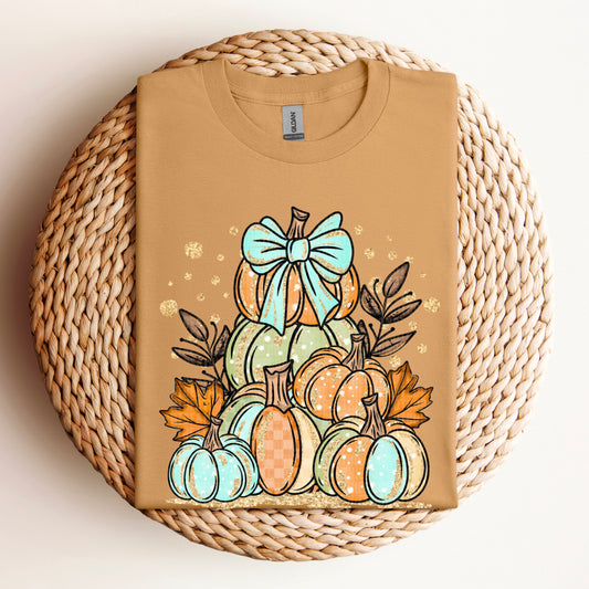 Fall Pumpkins Tower Tee