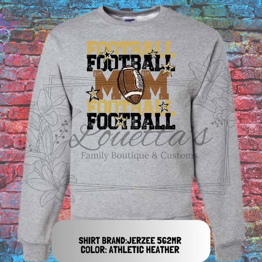 Farmington Football Mom Crewneck Sweatshirt