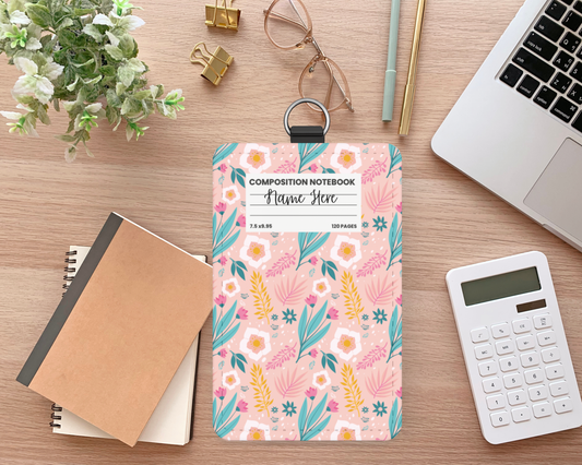 Floral Muse ID Badge Holder
