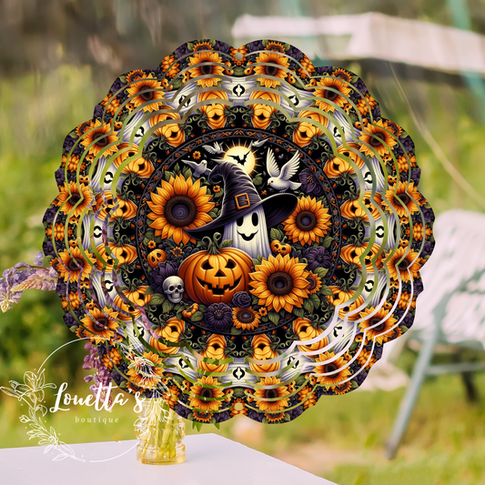 Ghost & Pumkin Wind Spinner