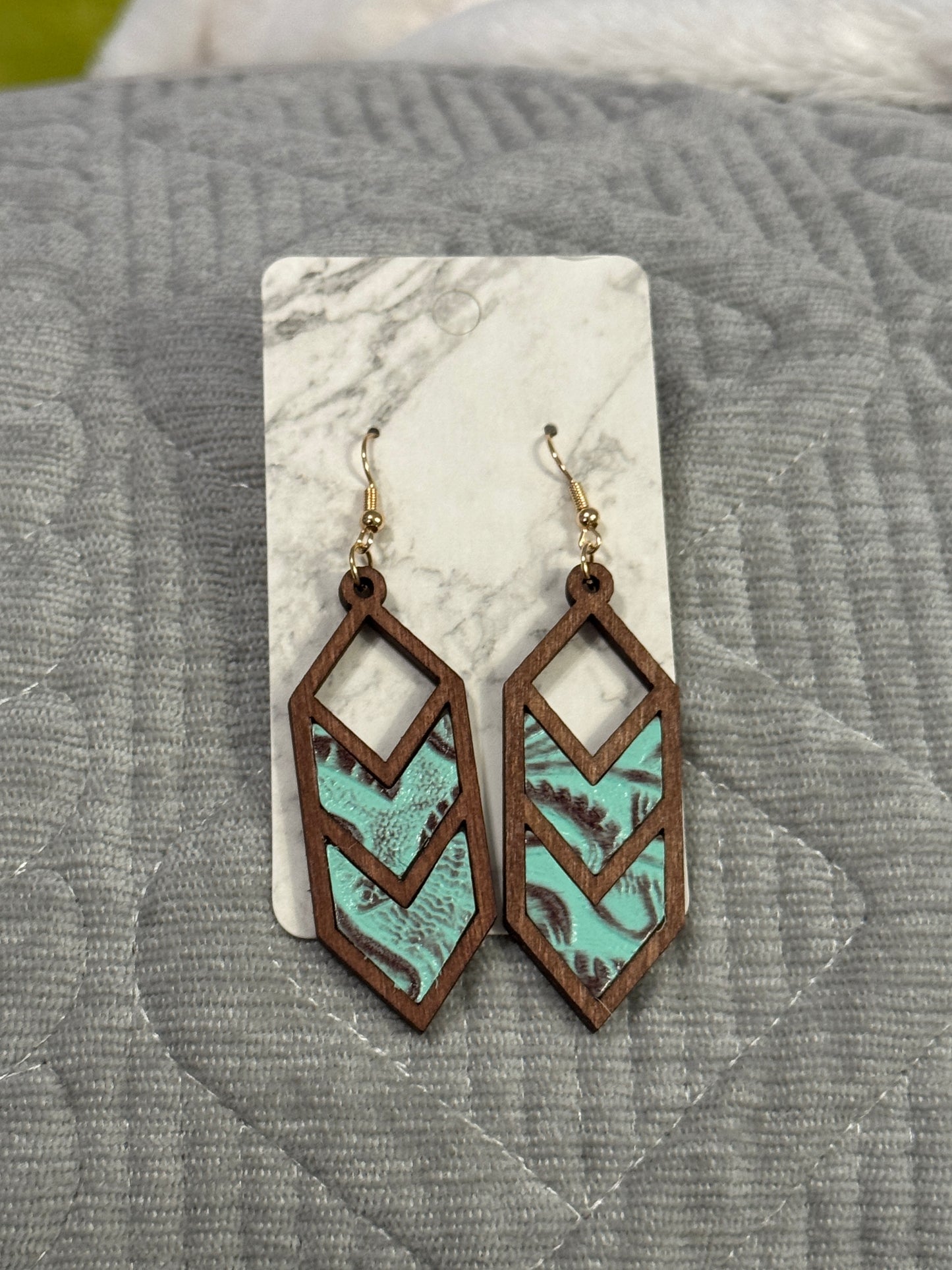 Turquoise Chevron