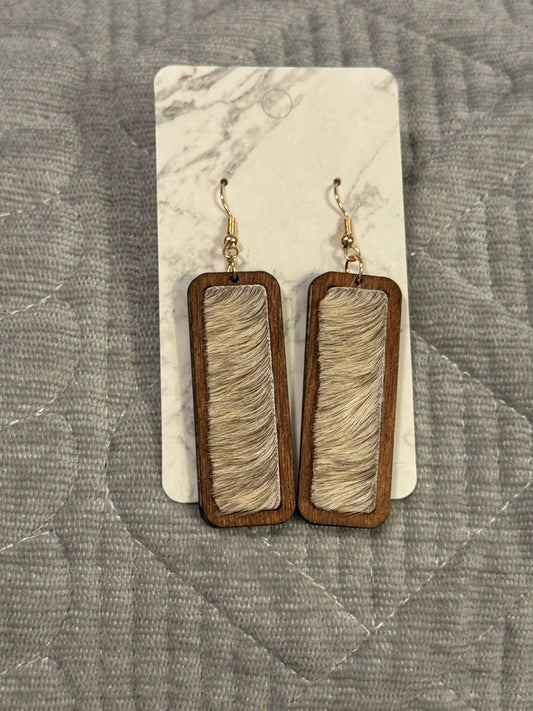 Gray Cow Hide Bar