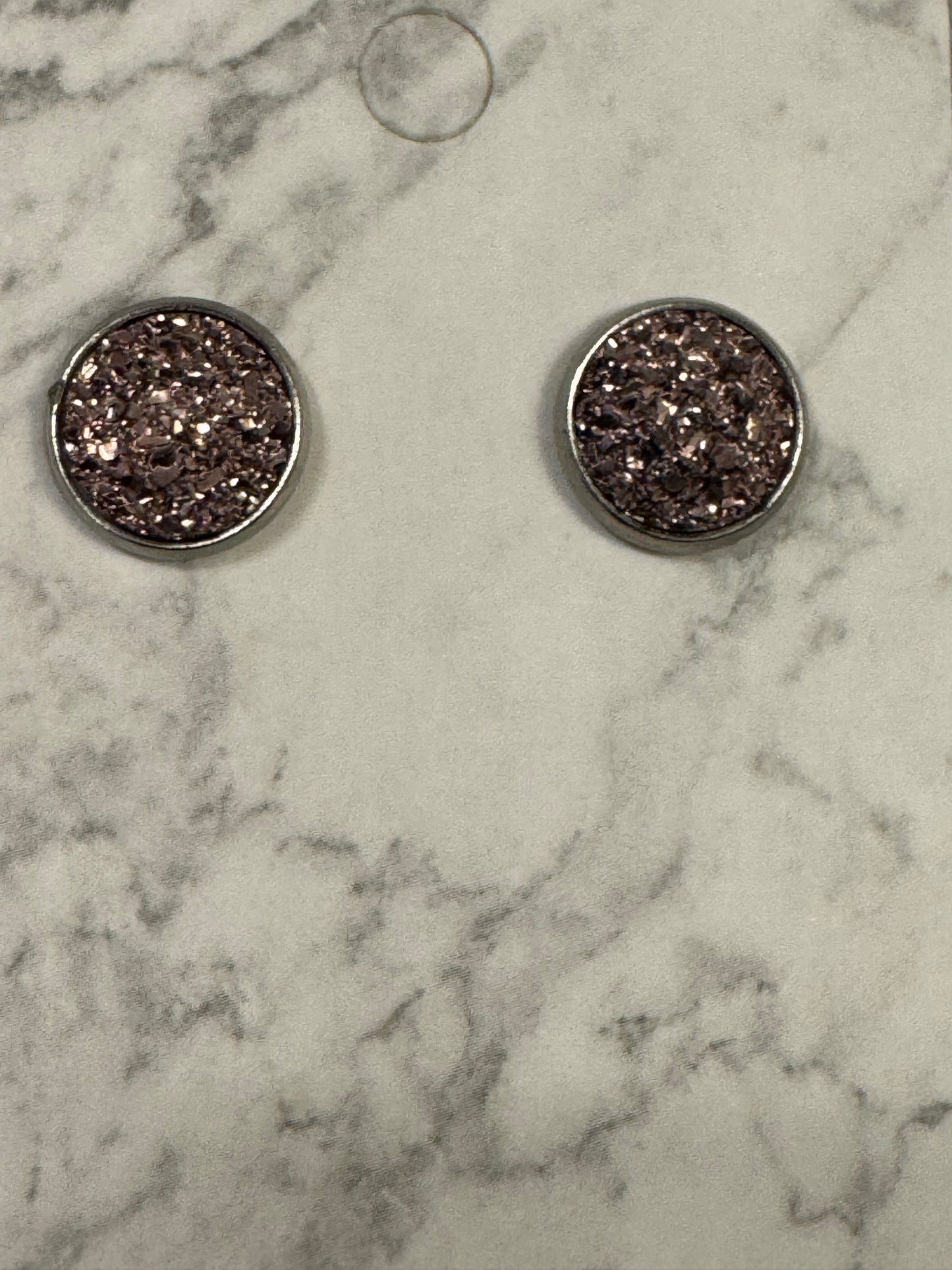 Rose Gold Druzy