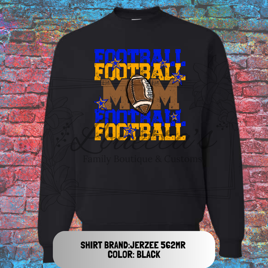 North County Football Mom Crewneck Sweatshirt