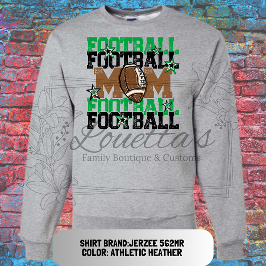 Ste. Genevieve Football Mom Crew Neck Sweatshirt