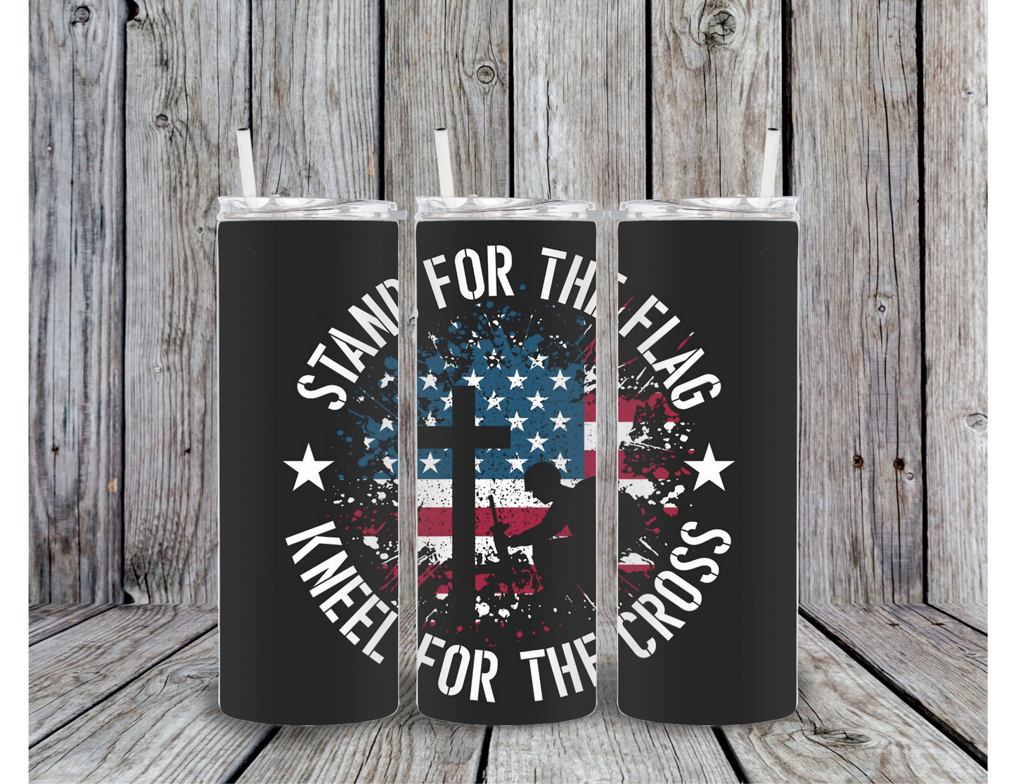 Stand for the Flag Tumbler