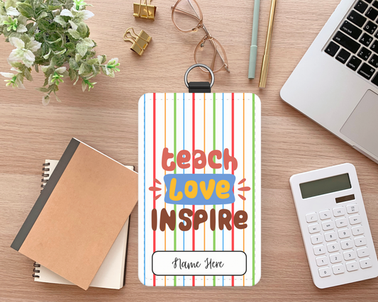 Teach Love Inspire ID Badge Holder